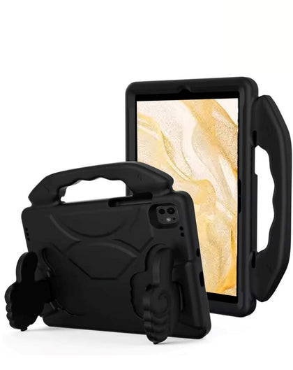 Hand-Held Stand Kids Case - Black for iPad Air 13 2024 / Pro 13 2024 / Pro 12.9 (3rd / 4th / 5th / 6th)