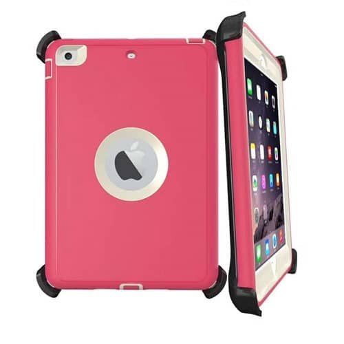 Heavy Duty Case with Clip - Pink for iPad 10.2" (7th / 8th / 9th) iPad Case - Pro iPhone Repair
