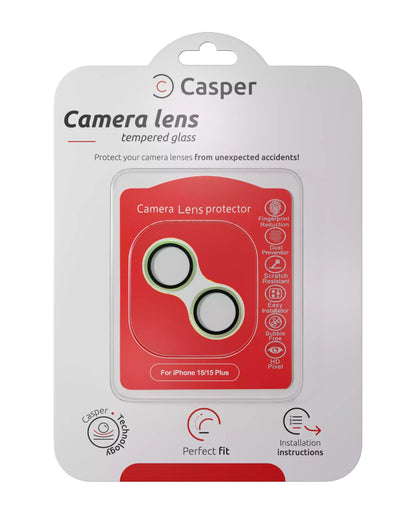 iPhone 15 / 15 Plus (Green) Casper Camera Lens Protector