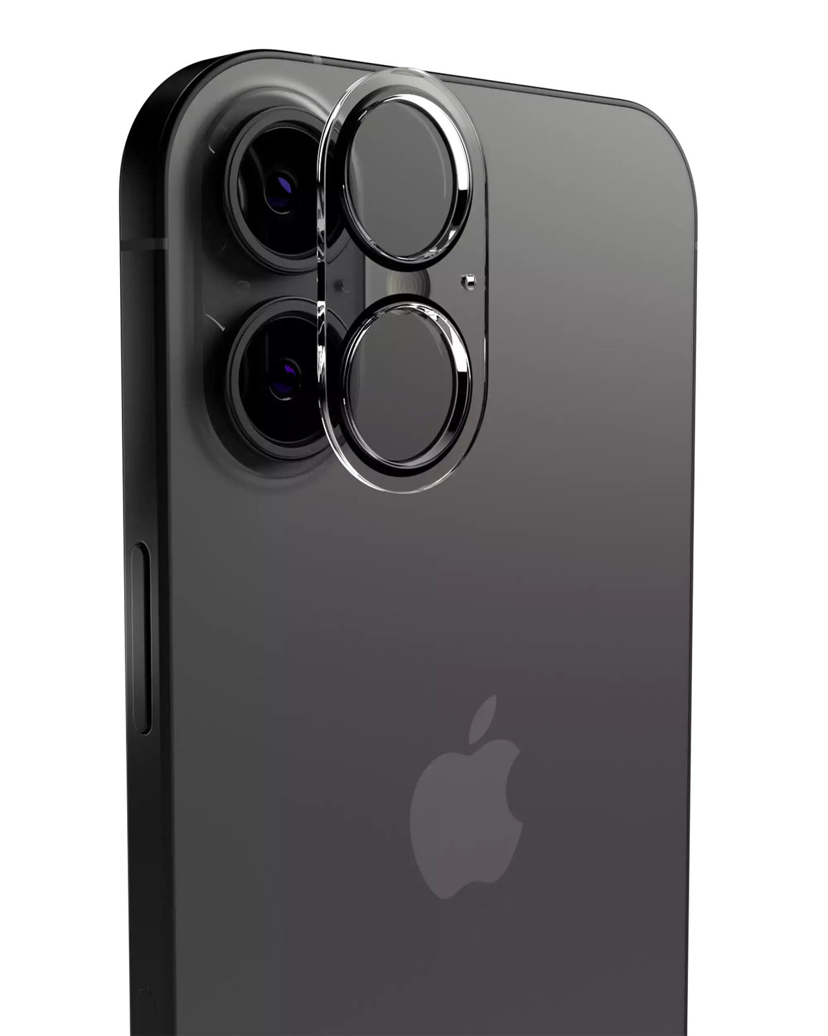 iPhone 16 / 16 Plus / 17 (Crystal Full Cover) Casper Camera Lens Protector – installed on the iPhone camera