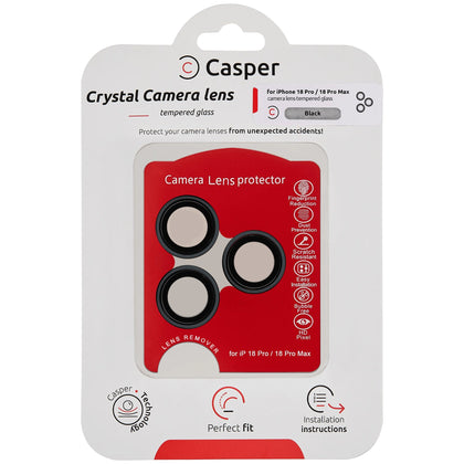 iPhone 18 Pro / 18 Pro Max (Black) Casper Camera Lens Protector