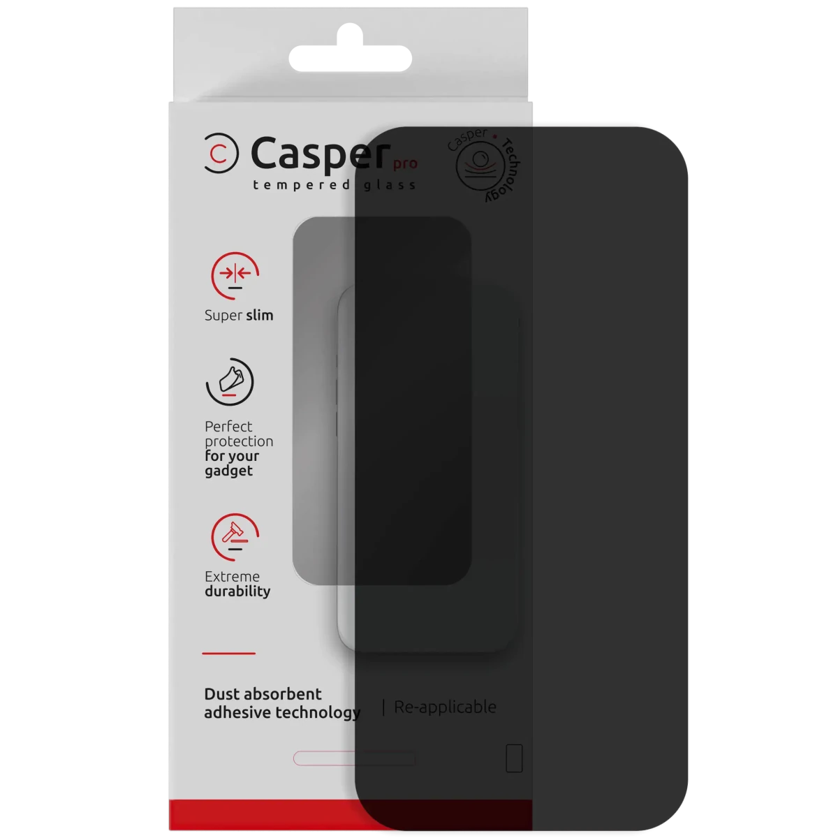 iPhone Air (Privacy, 9H) Casper Pro Tempered Glass Screen Protector Screen Protector - Pro iPhone Repair