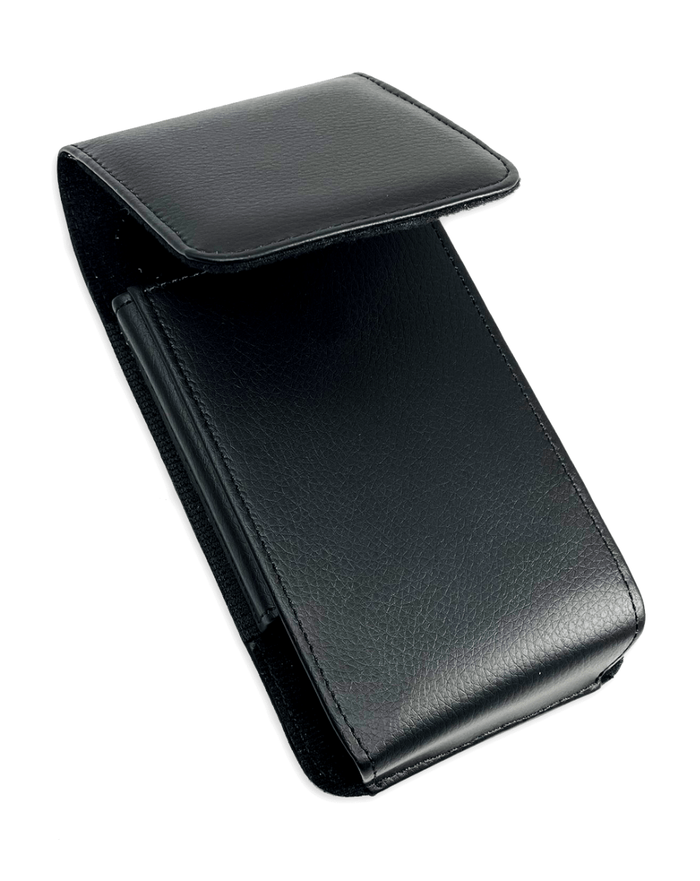 Vertical Belt Clip Phone Pouch — Fits Phones up to 6.5", Black