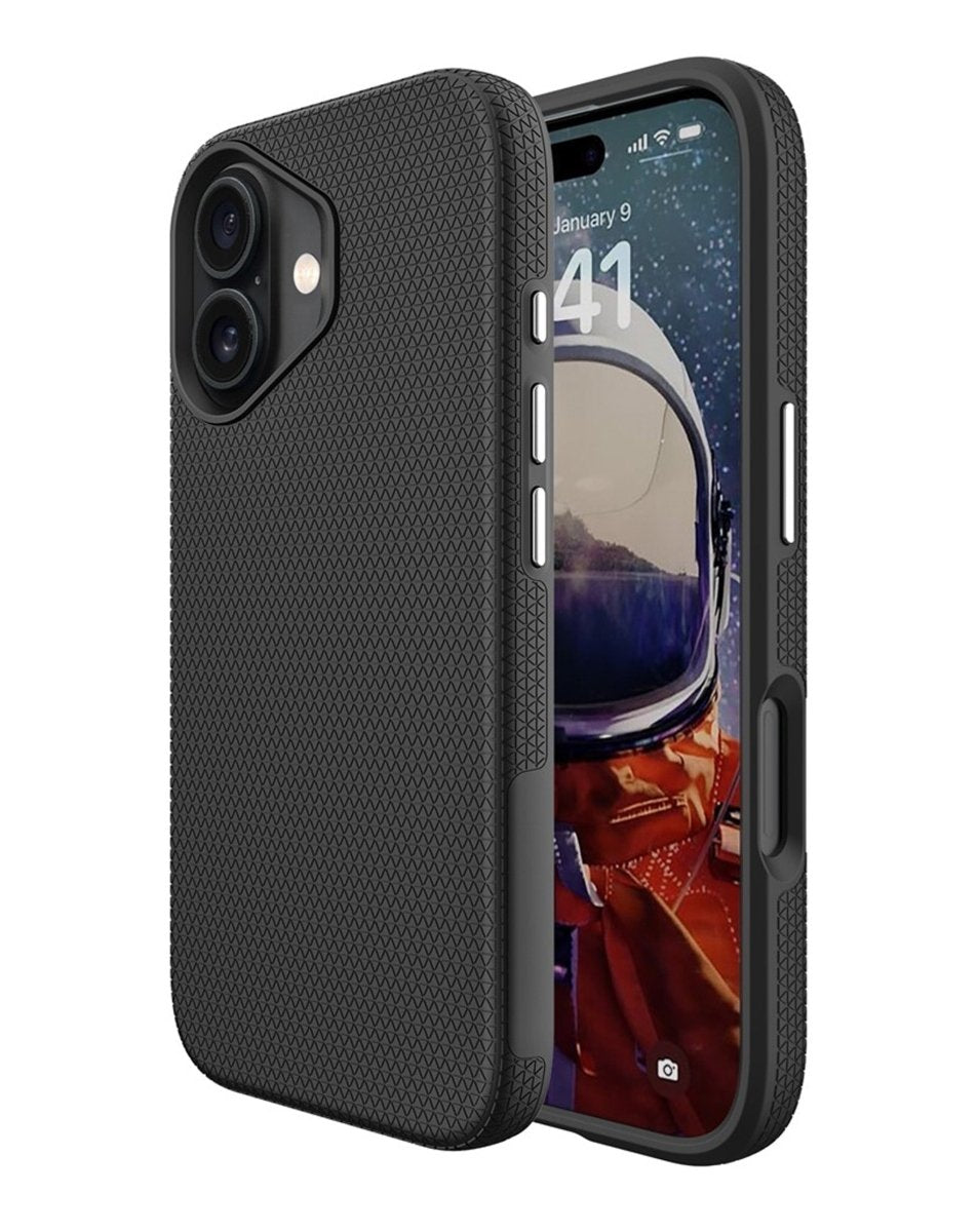 Shock Absorption Protective Dual Layer Case - Black for iPhone 17 Phone Case - Pro iPhone Repair
