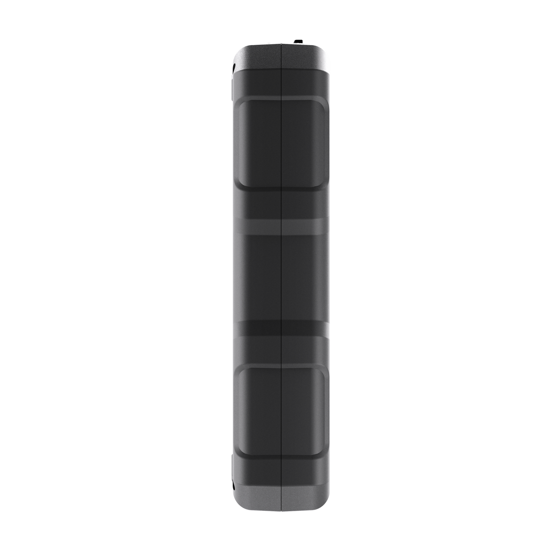 Narrow side profile of the Veratek V8 Pro jump starter