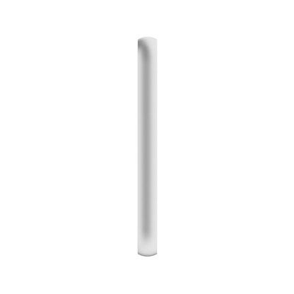 Thin side profile of the Silver ReelSafe 5,000 mAh wireless power bank