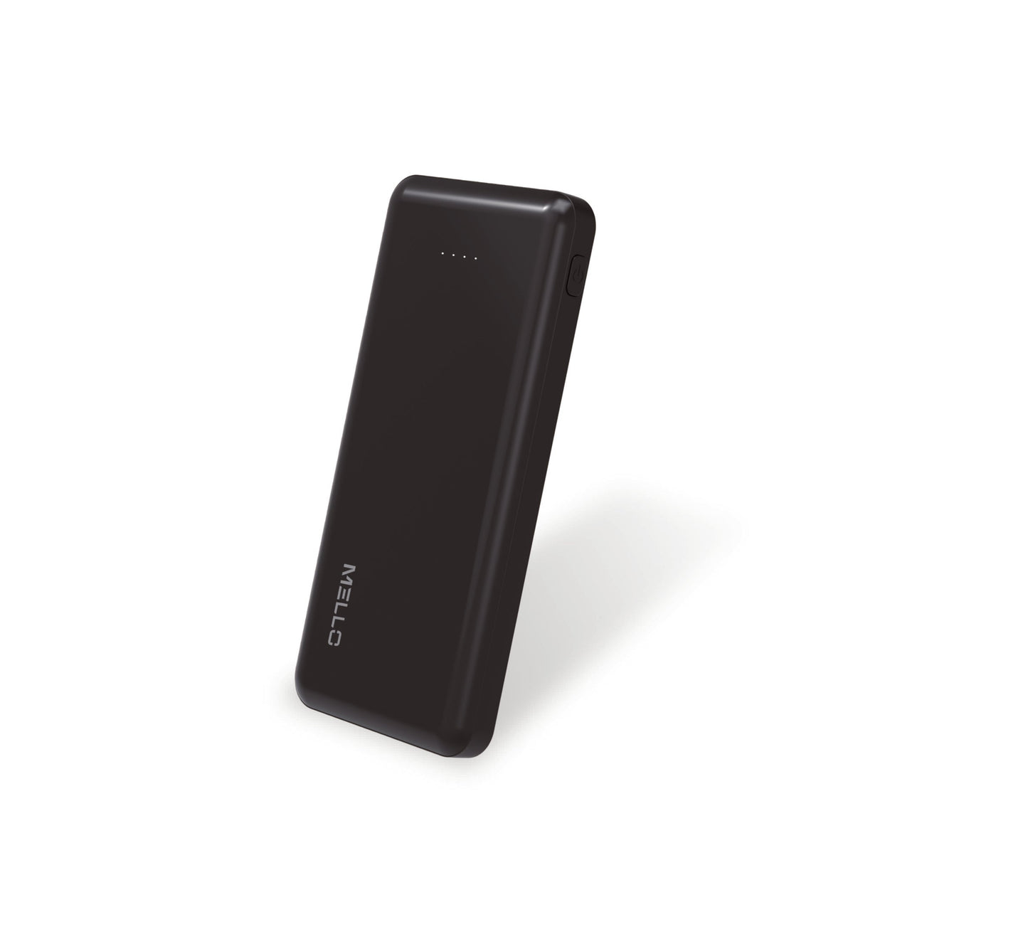 Mello Slate 10,000 mAh Slim Power Bank – USB-C + Dual USB-A, Black