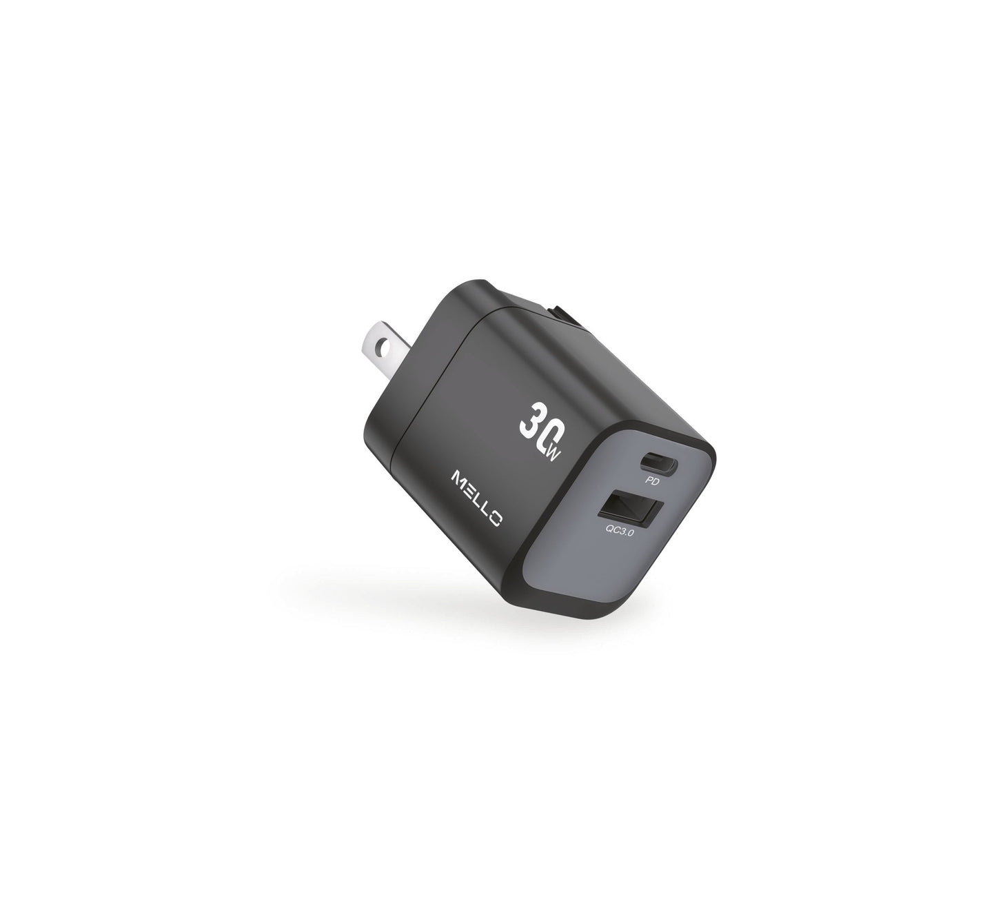 Mello SurgeMax X18 30W Mini Wall Charger – USB-C + USB-A