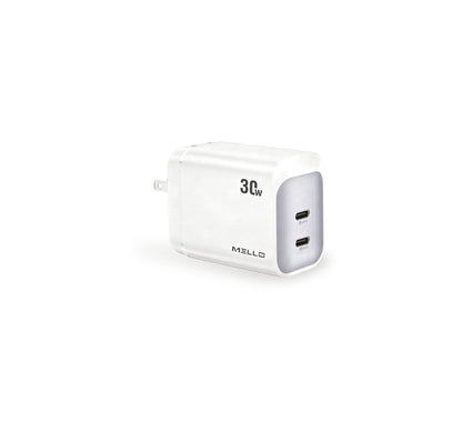 Mello SurgeMax X19 30W Dual USB-C Wall Charger