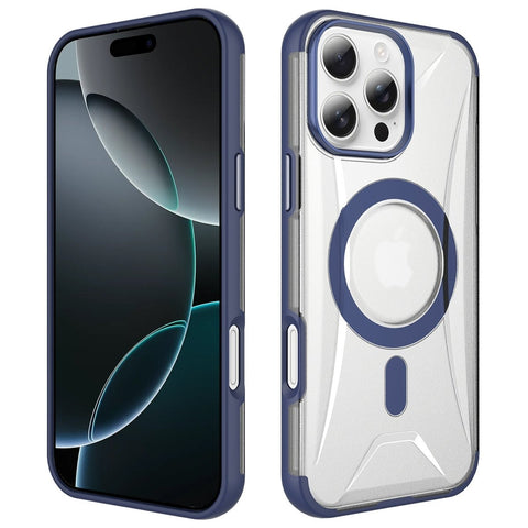Clear Armor MagSafe Case with Sculpted Back - Blue for iPhone 15 Pro Max Phone Case - Pro iPhone Repair