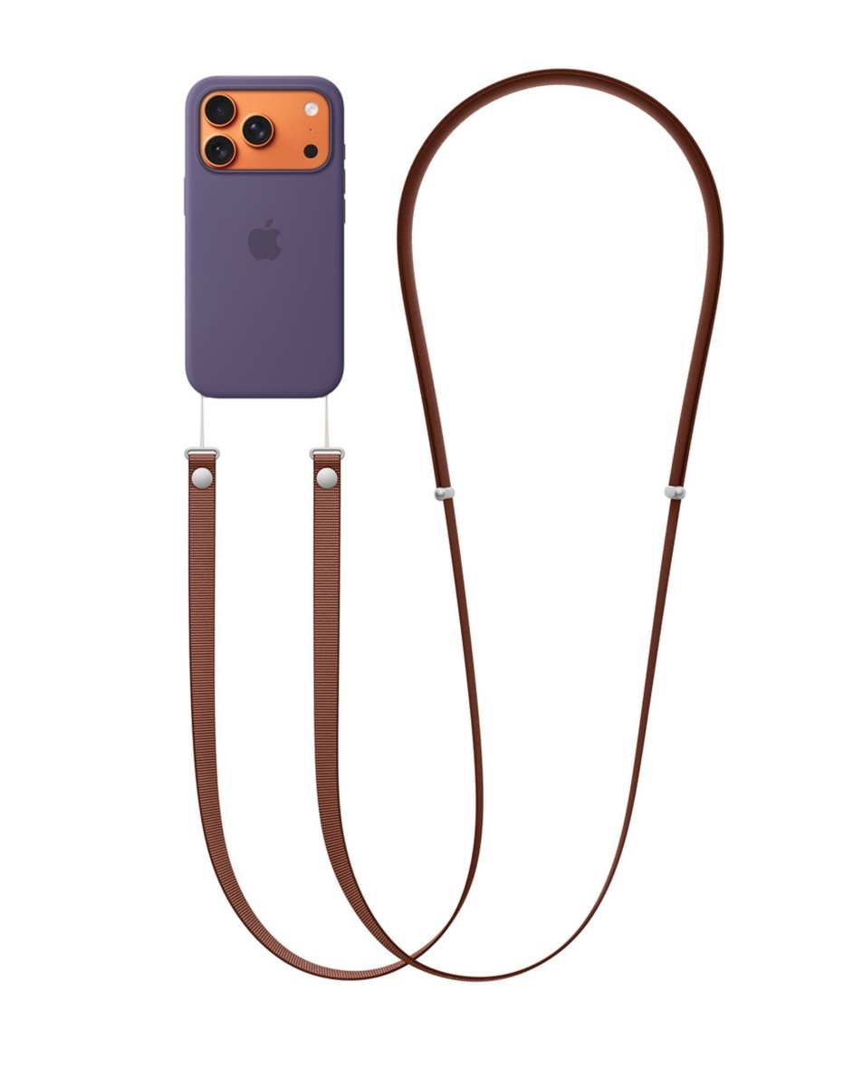 Crossbody Phone Strap - Adjustable Neck Lanyard (3.6ft) - Burgundy Crossbody Strap - Pro iPhone Repair