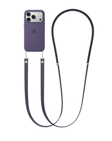 Crossbody Phone Strap - Adjustable Neck Lanyard (3.6ft) - Dark Purple Crossbody Strap - Pro iPhone Repair