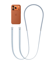 Crossbody Phone Strap - Adjustable Neck Lanyard (3.6ft) - Light Blue Crossbody Strap - Pro iPhone Repair