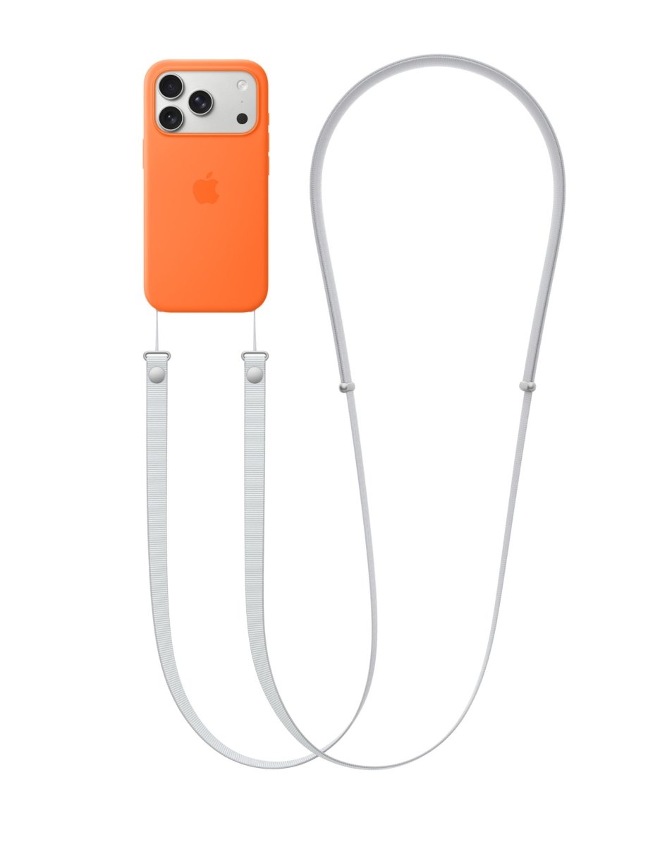 Crossbody Phone Strap - Adjustable Neck Lanyard (3.6ft) - Light Gray Crossbody Strap - Pro iPhone Repair