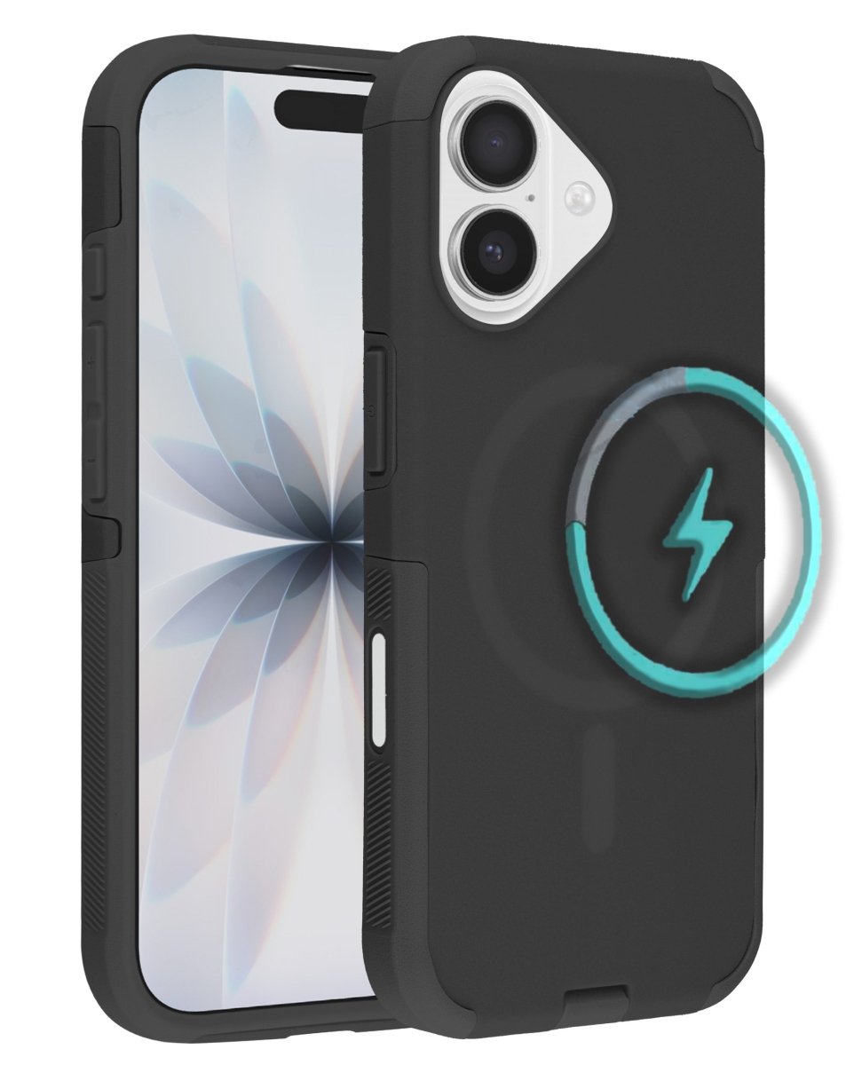 Dual Layer Case with Wireless Charging - Black for iPhone 17 Phone Case - Pro iPhone Repair