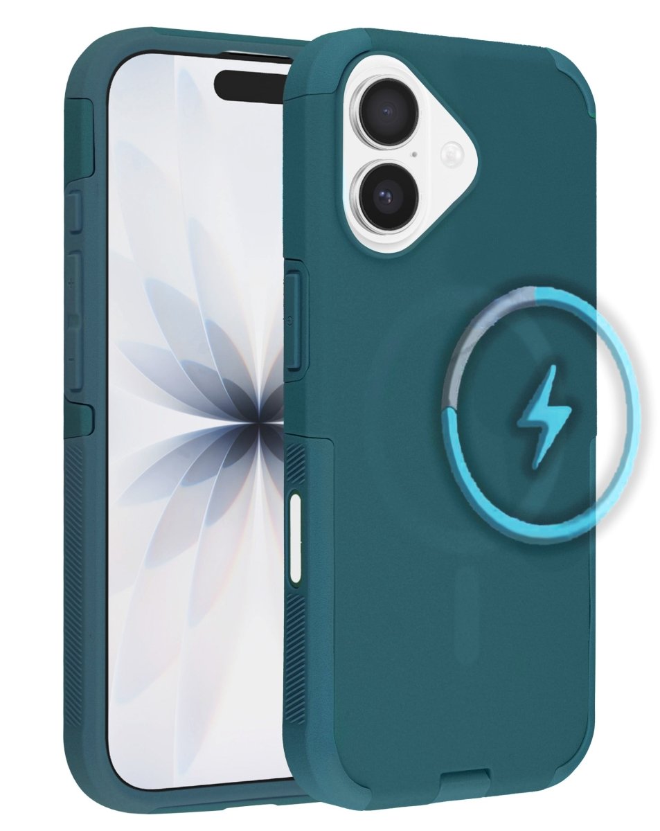 Dual Layer Case with Wireless Charging - Dark Green for iPhone 17 Phone Case - Pro iPhone Repair