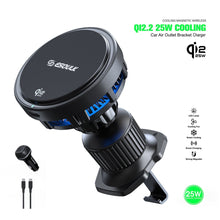 ESOULK 25W Magnetic Wireless Car Charger — Air Vent Mount (Qi2.2, Active Cooling) Wireless Car Charger - Pro iPhone Repair