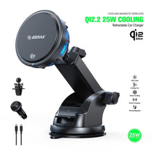 ESOULK 25W Magnetic Wireless Car Charger — Dashboard & Windshield Mount (Qi2.2, Active Cooling) Wireless Car Charger - Pro iPhone Repair
