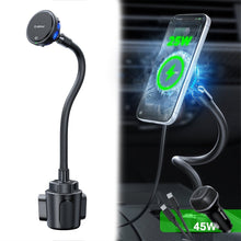 ESOULK 25W Magnetic Wireless Car Charger — Gooseneck Cup Holder Mount (Qi2.2, Active Cooling) Wireless Car Charger - Pro iPhone Repair