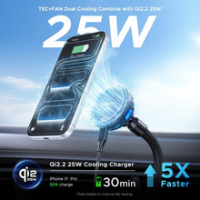 ESOULK 25W Magnetic Wireless Car Charger — Gooseneck Cup Holder Mount (Qi2.2, Active Cooling) Wireless Car Charger - Pro iPhone Repair