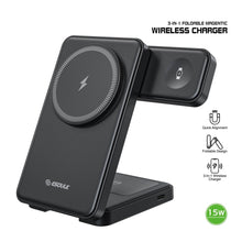 ESOULK 3-in-1 Foldable Magnetic Wireless Charging Station — 15W MagSafe Wireless Charger - Pro iPhone Repair
