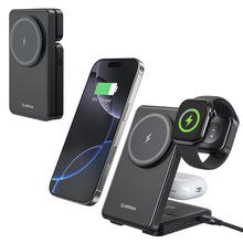 ESOULK 3-in-1 Foldable Magnetic Wireless Charging Station — 15W MagSafe Wireless Charger - Pro iPhone Repair