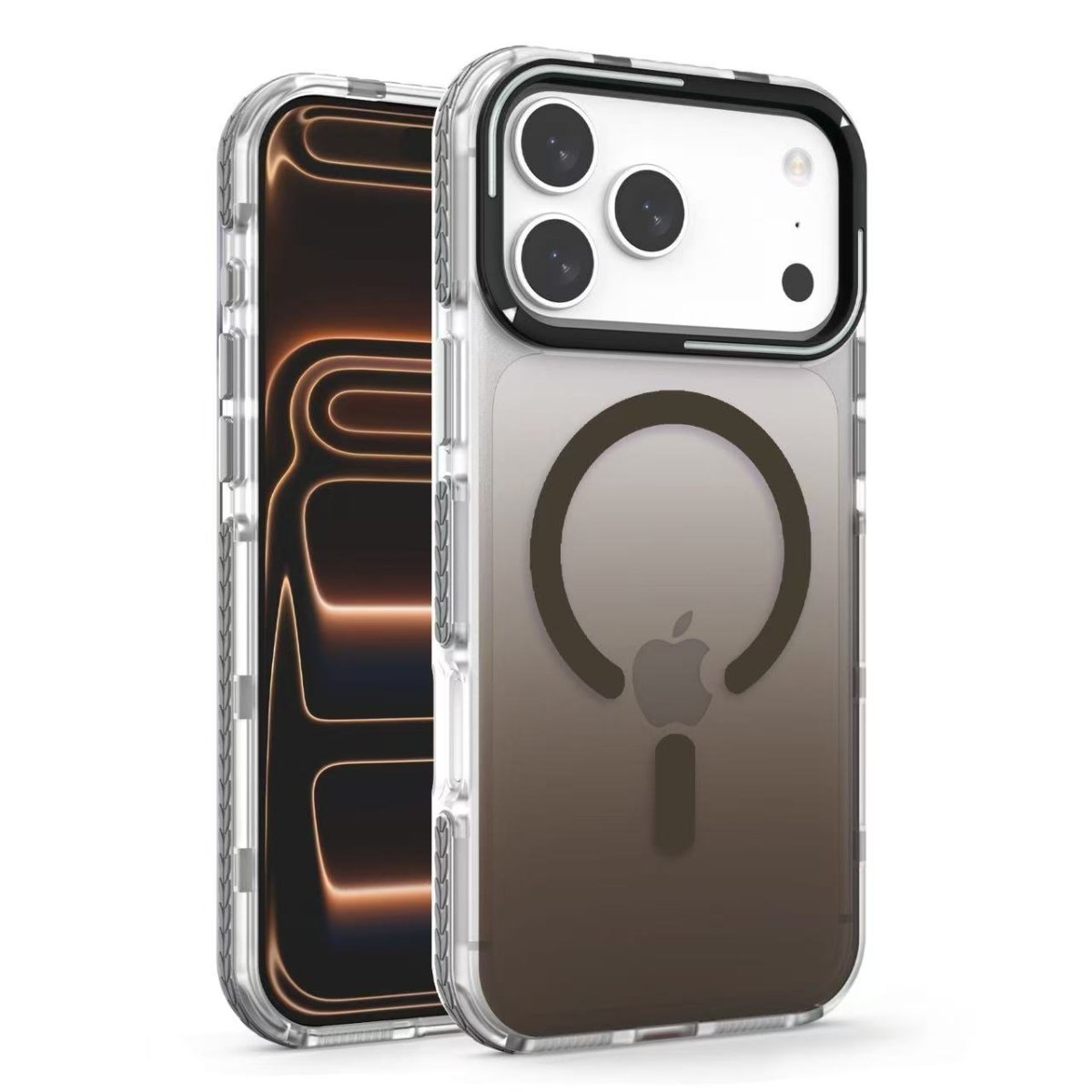 Gradient Fade MagSafe Case with Camera Ring - Brown for iPhone 17 Pro Max / 18 Pro Max Phone Case - Pro iPhone Repair