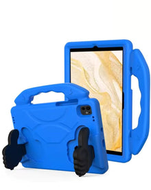 Hand-Held Stand Kids Case - Blue for iPad Air 13 2024 / Pro 13 2024 / Pro 12.9 (3rd / 4th / 5th / 6th) iPad Case - Pro iPhone Repair