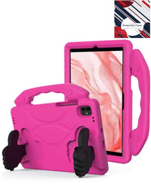 Hand-Held Stand Kids Case - Pink for iPad Air 13 2024 / Pro 13 2024 / Pro 12.9 (3rd / 4th / 5th / 6th) iPad Case - Pro iPhone Repair