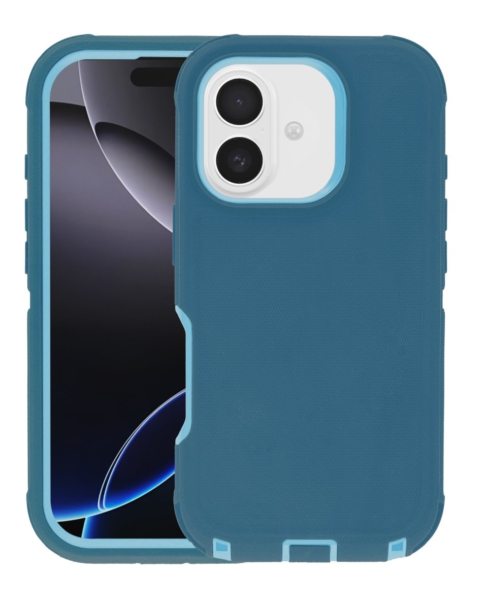 Heavy Duty Case for iPhone 17 (Teal) Phone Case - Pro iPhone Repair