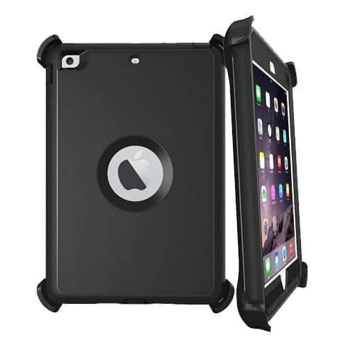 Heavy Duty Case with Clip - Black for iPad 10.2" (7th / 8th / 9th) iPad Case - Pro iPhone Repair