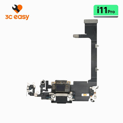 iPhone 11 Pro Charging Port Flex Cable – 3C EASY Replacement Part (Original, Black) - Pro iPhone Repair