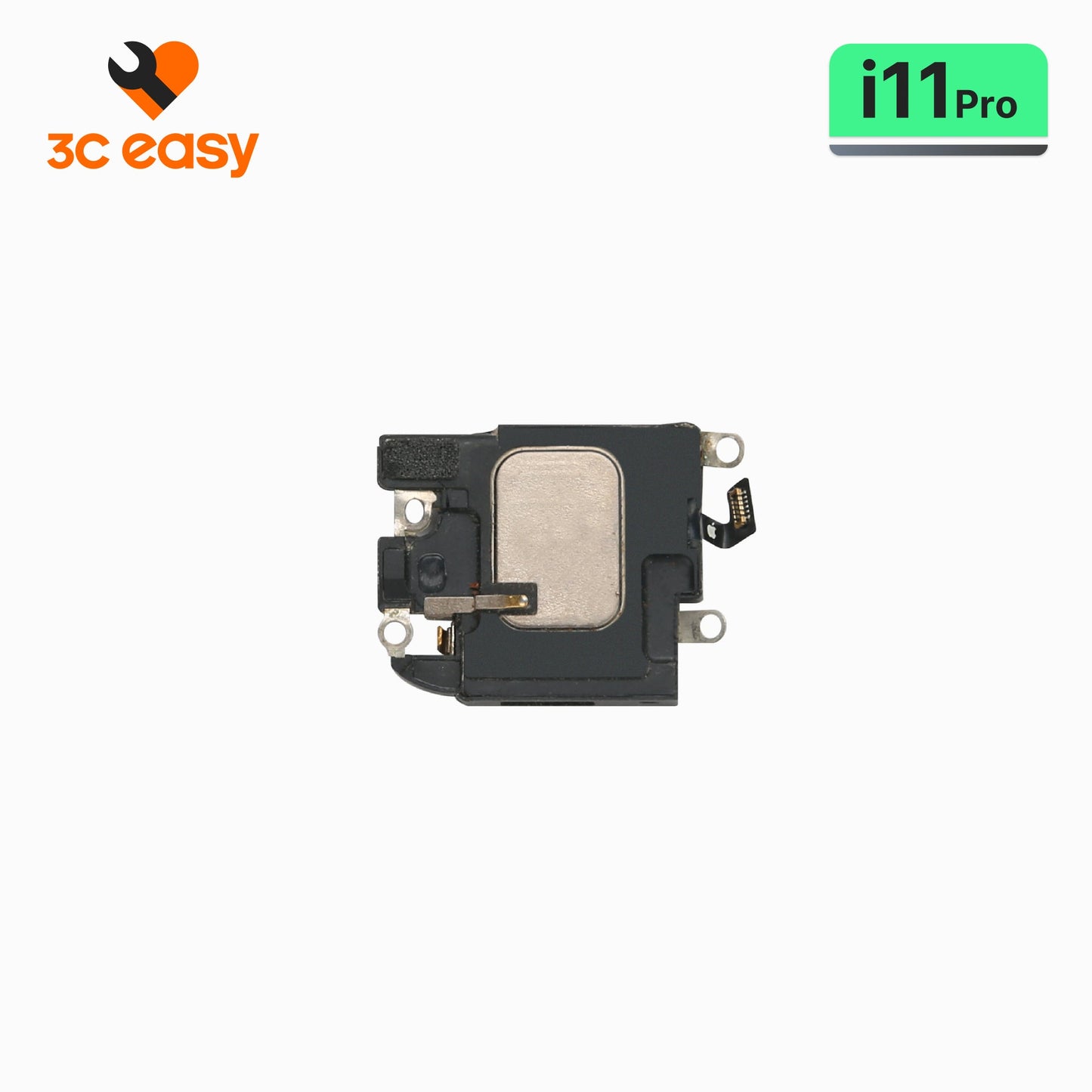 iPhone 11 Pro loudspeaker module, 3C EASY original replacement part on brand card