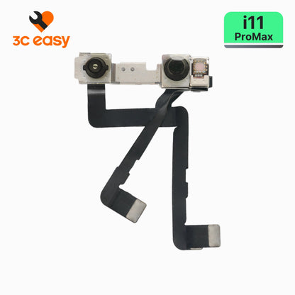 iPhone 11 Pro Max front camera and Face ID sensor flex assembly, 3C EASY original part, lens side