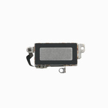 Back view of iPhone 11 Pro vibration motor showing metal plate and flex cable