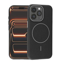 iPhone 12 / 12 Pro Magnetic Leather Case - Black Phone Case - Pro iPhone Repair