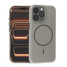 iPhone 12 / 12 Pro Magnetic Leather Case - Titanium Gray Phone Case - Pro iPhone Repair