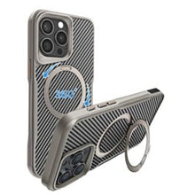 iPhone 12 / 12 Pro Premium Magnetic Case with 360° Ring Stand - Silver Phone Case - Pro iPhone Repair