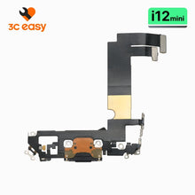 iPhone 12 mini Charging Port Flex Cable – 3C EASY Replacement Part (Original, Black) - Pro iPhone Repair