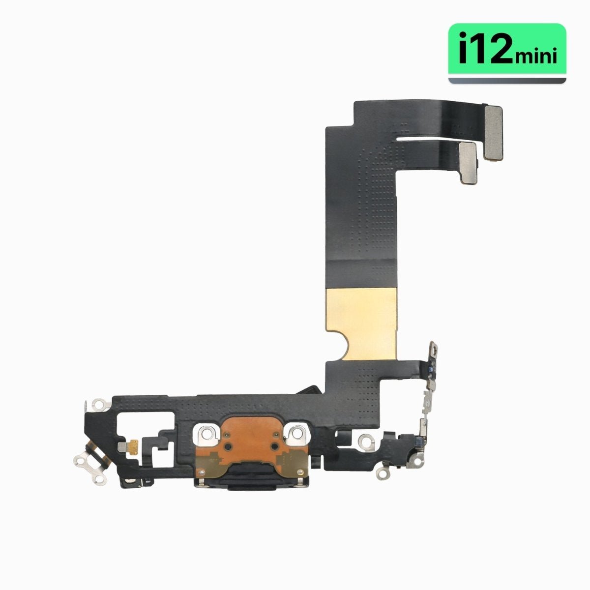 iPhone 12 mini Charging Port Flex Cable (Original, Black) - Pro iPhone Repair