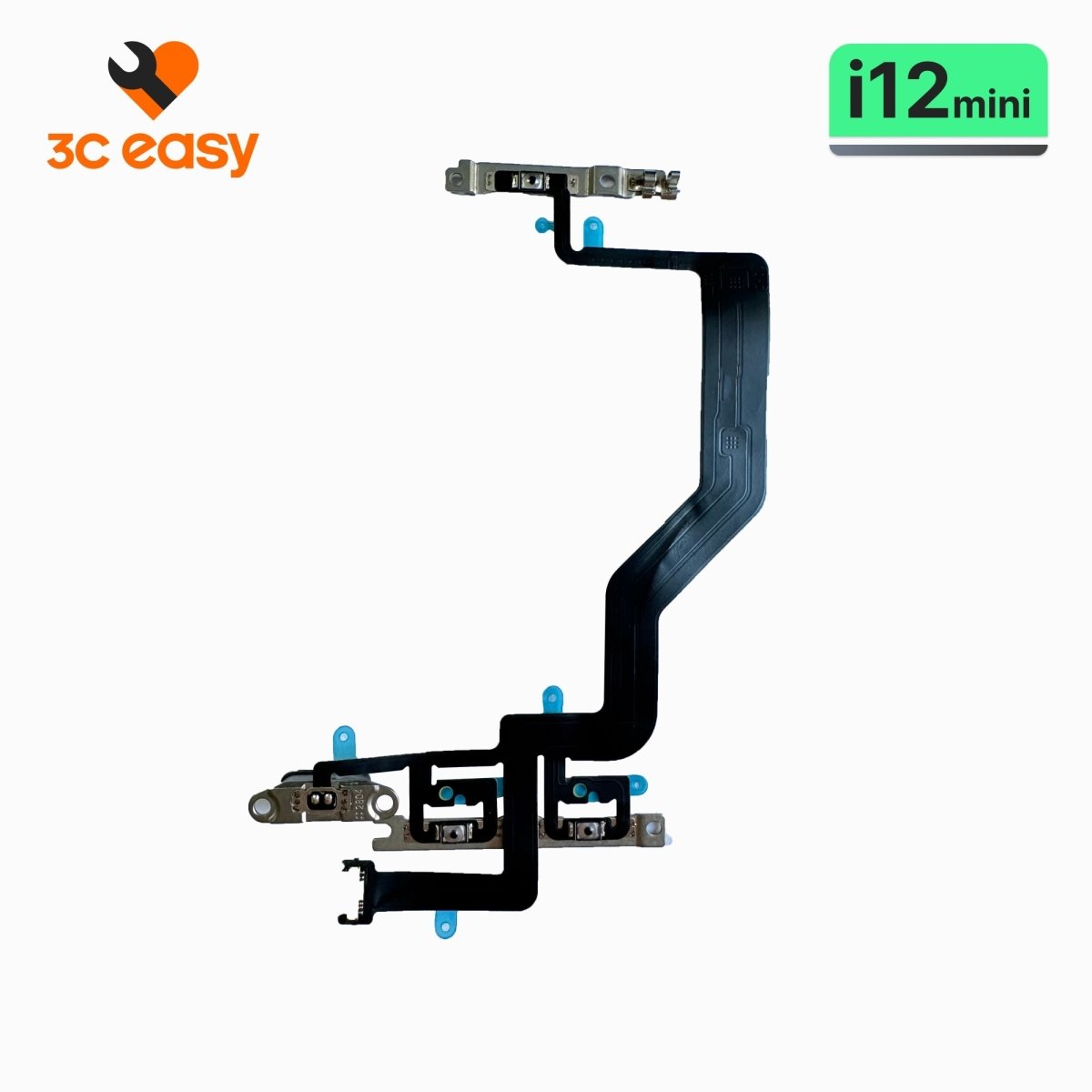 iPhone 12 mini Power & Volume Button Flex – 3C EASY Replacement Part - Pro iPhone Repair