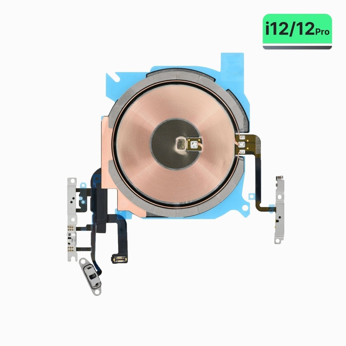 iPhone 12/12 Pro Power & Volume Button Flex with Wireless Charging Coil - Pro iPhone Repair