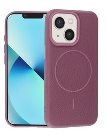 iPhone 13 Mini Magnetic Leather Case - Sunset Purple Phone Case - Pro iPhone Repair