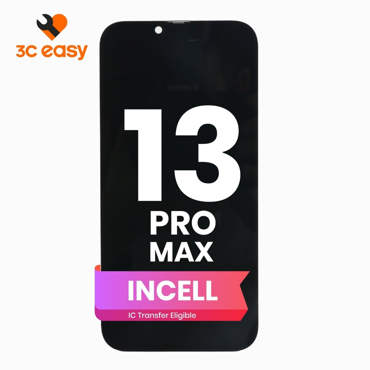 iPhone 13 Pro Max Screen Replacement – 3C EASY Replacement Part (INCELL, Black) - Pro iPhone Repair