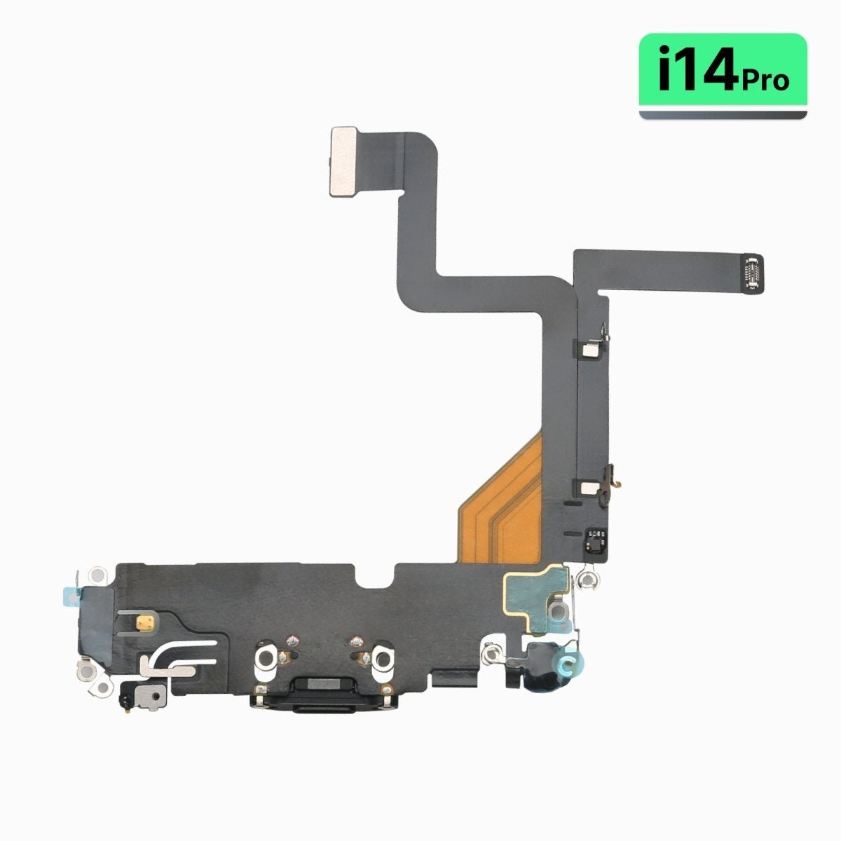 iPhone 14 Pro Charging Port Flex Cable (Original, Black) - Pro iPhone Repair