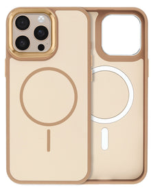 iPhone 14 Pro Dual Layer MagSafe Armor Case - Brown Phone Case - Pro iPhone Repair