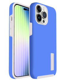 iPhone 14 Pro Dual Layer Protective Case - Light Blue Phone Case - Pro iPhone Repair