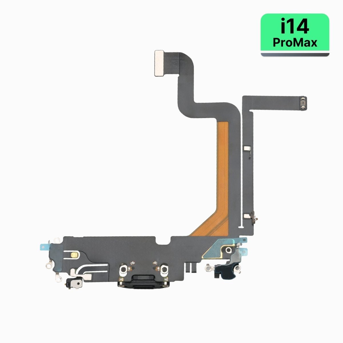 iPhone 14 Pro Max Charging Port Flex Cable (Original, Black) - Pro iPhone Repair