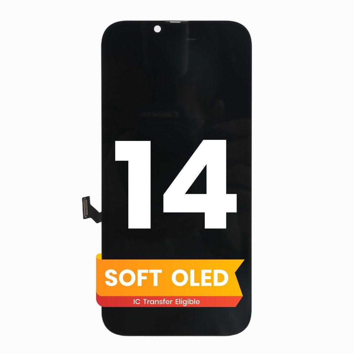 iPhone 14 Screen Replacement (Soft OLED, Black) - Pro iPhone Repair