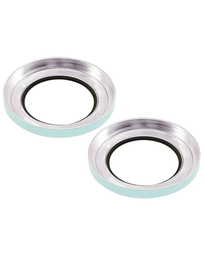 iPhone 15 / 15 Plus (Blue) Casper Camera Lens Protector – close-up of the lens rings